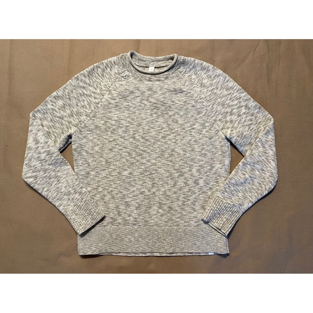 Lululemon Cotton Sweater Sz XS Marbled Boxy Raglan Sleeves Coastal Normcore